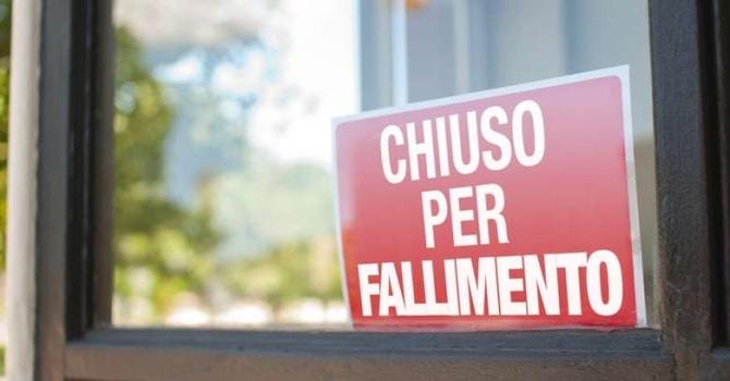 Fallimenti e concordati in aumento