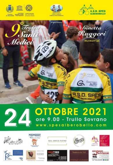 Alberobello, al via la nona edizione del trofeo Santi Medici «Memorial Ginetta Ruggeri»