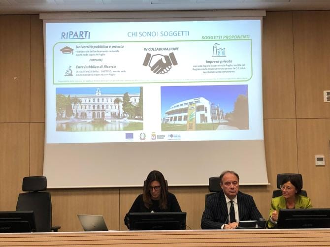 RIPARTI. Presentata la misura regionale per rilanciare la ricerca RIPARTI. Presentata la misura regionale per rilanciare la ricerca
