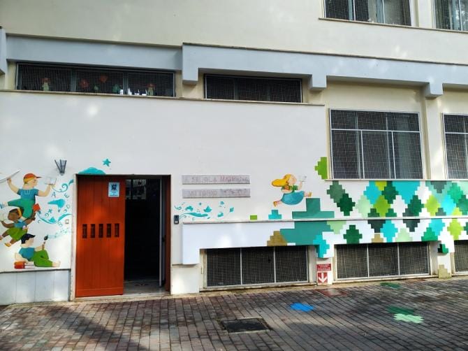 Festa per il murale davanti alla “Veneto”