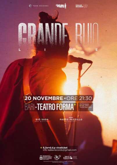 Giò Sada aka Gulliver a Bari con “Grande Buio”