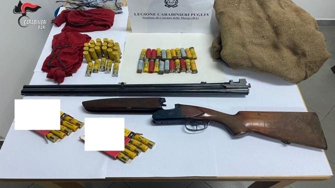 Nascondeva fucile e munizioni, arrestato 72enne