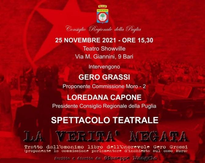 Allo Showville “La verità negata”, tratto dal libro dell’on. Grassi