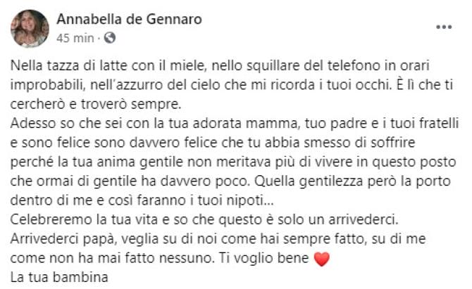 Bari piange Vito De Gennaro