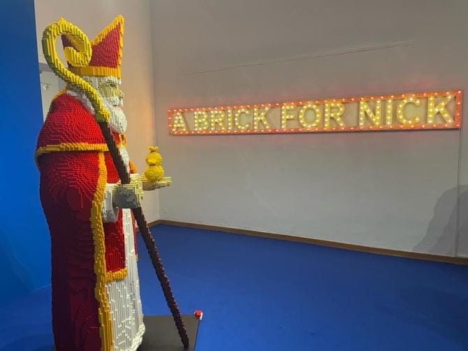 Il San Nicola di mattoncini Lego finalmente in mostra al Museo civico di Bari