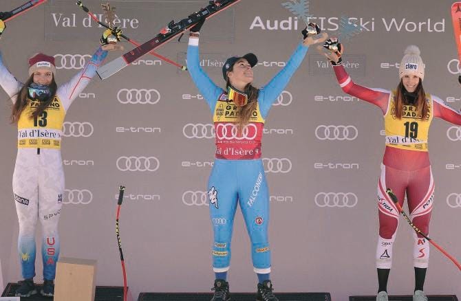 Coppa del mondo,  Sofia Goggia vince ancora una volta