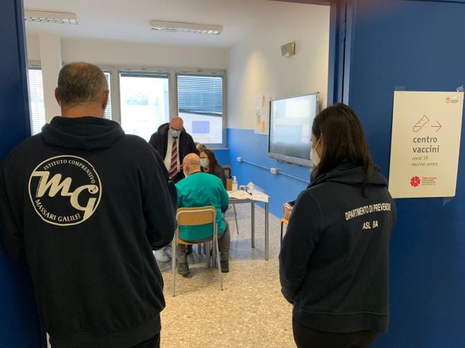Covid, circolazione del virus «significativa» nelle scuole dell’area metropolitana di Bari