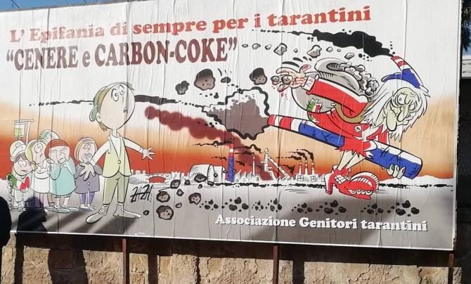 Epifania, “cenere e carbon-coke” per i bimbi di Taranto