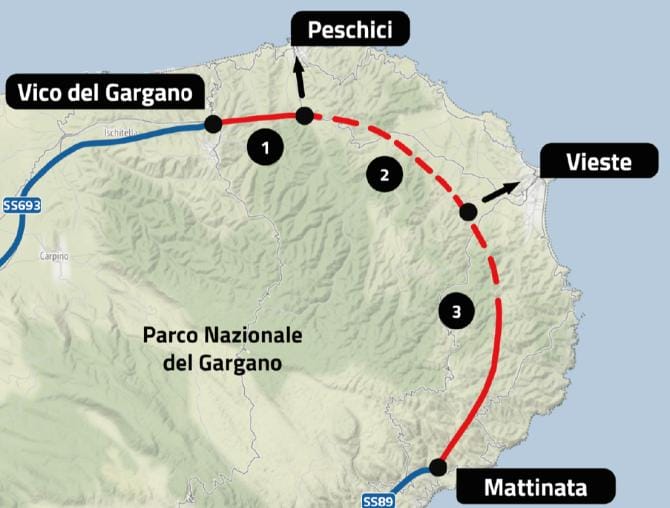 La superstrada Garganica si farà. Primo lotto finanziato con 300 milioni