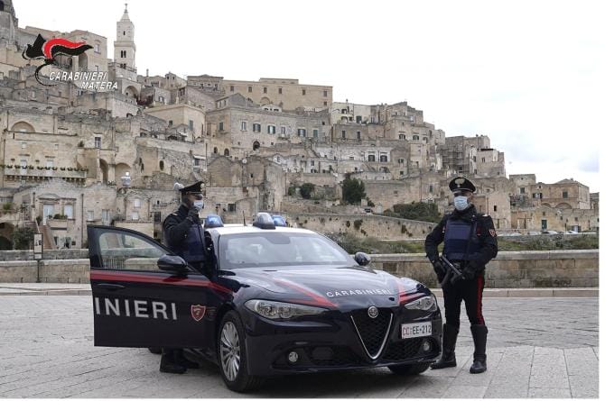 Matera e provincia, si intensificano i controlli dei Carabinieri