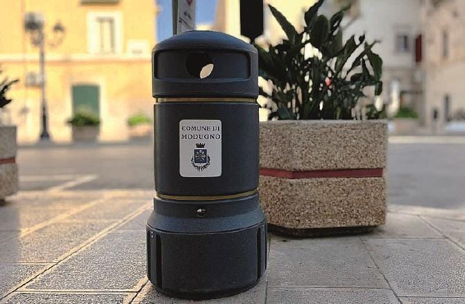 Cestini portarifiuti per strade più pulite