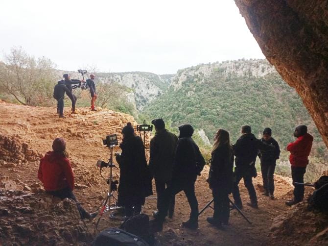 Ciak, a Laterza si gira! Nella gravina lo spot per un noto marchio internazionale di calzature