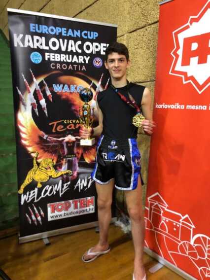 Vincere un oro europeo a 14 anni: il materano Gabriel Bozza conquista la Croazia