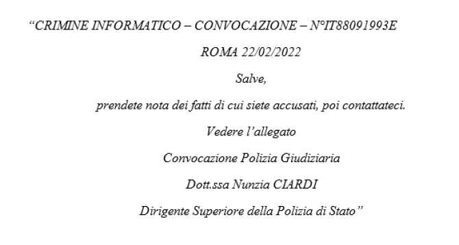 La truffa corre on line. La polizia postale attenziona sulle email ricevute