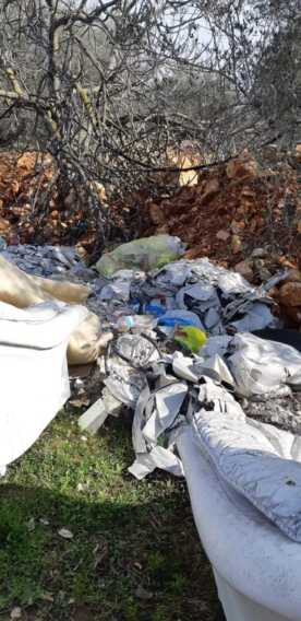 Terlizzi: discarica a cielo aperto vicino al cimitero. Rinvenuti documenti e denunciate due persone