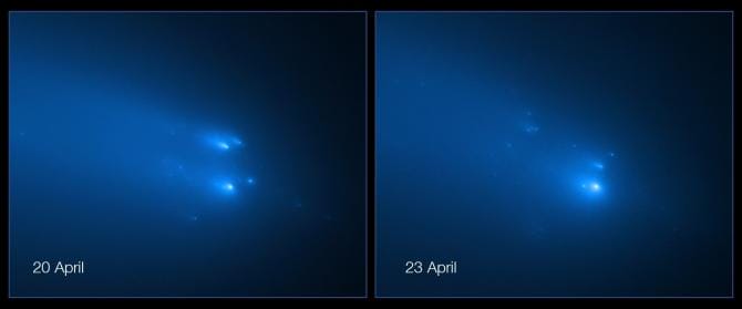 Piccole e grandi stelle “figlie” di una grande cometa Piccole e grandi stelle “figlie” di una grande cometa