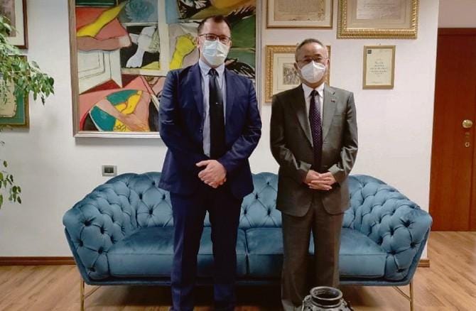 L’ambasciatore cinese accolto nella Città dei Sassi. Ad accoglierlo Petrocelli e Materdomini
