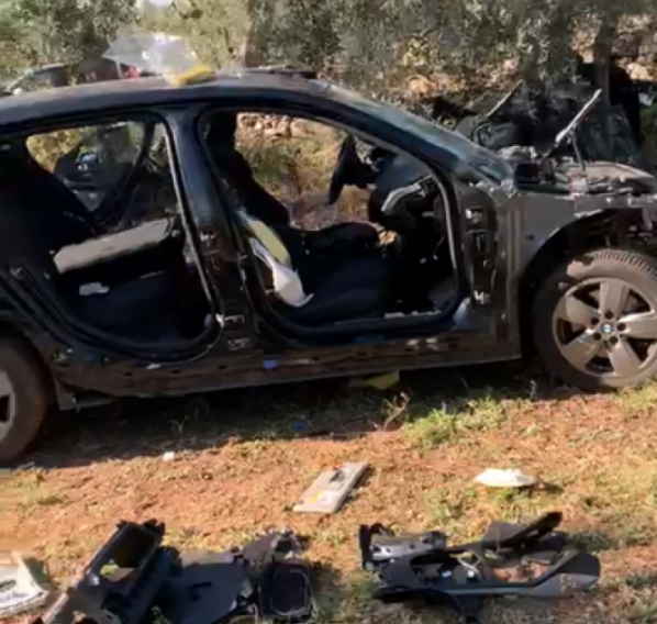 Cimitero di auto rubate e cannibalizzate trovate nelle campagne di Btonto