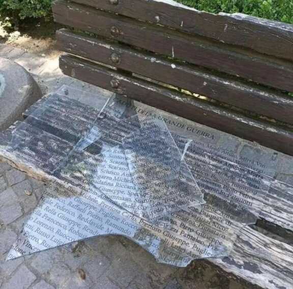 Cerignola: vandalizzato l’Arco della Rimembranza, il monumento dedicato a 500 caduti della Prima guerra mondiale