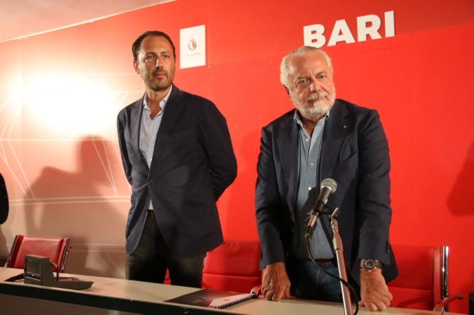 Bari, oggi il primo round tra famiglia De Laurentiis e Figc: si discute della multiproprietà