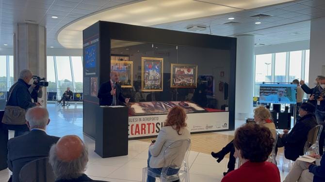 Nell’aeroporto di Bari arriva “The (art) side”: giovani talenti pugliesi in mostra sino a dicembre