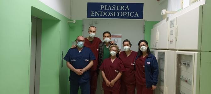 Eseguita per la prima volta in Puglia la cromoscopia per bocca per la diagnosi del tumore colon rettale
