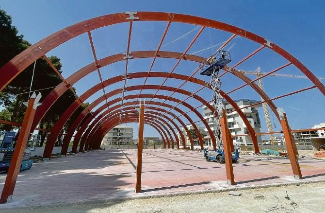 Con 14 campi da padel rinasce il Green Park: entro settembre l’apertura con negozi, ristoranti e una piscina