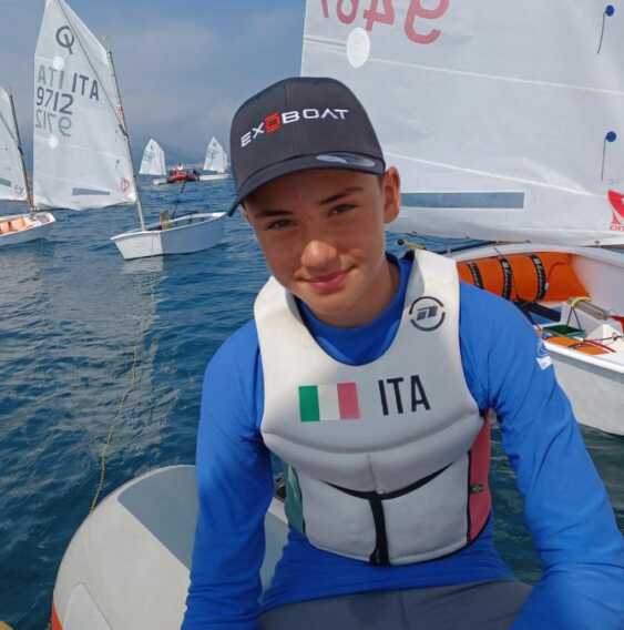 Vela, il barese Carrieri nella squadra nazionale Optimist: gareggerà ai Mondiali di Bodrum, in Turchia