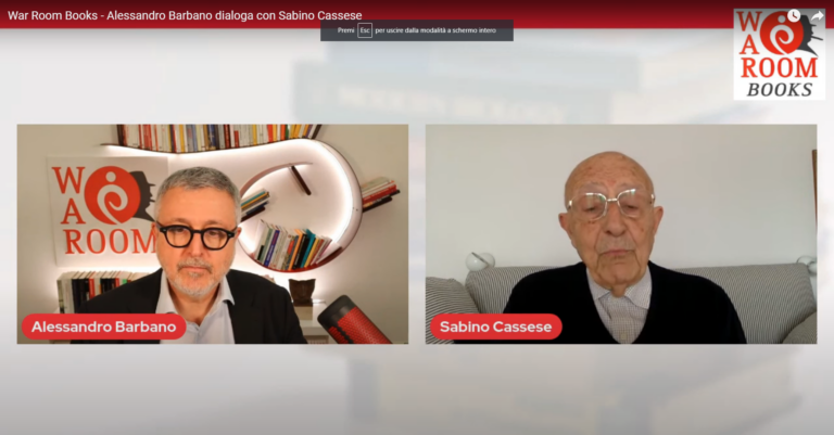 Alessandro Barbano dialoga con Sabino Cassese