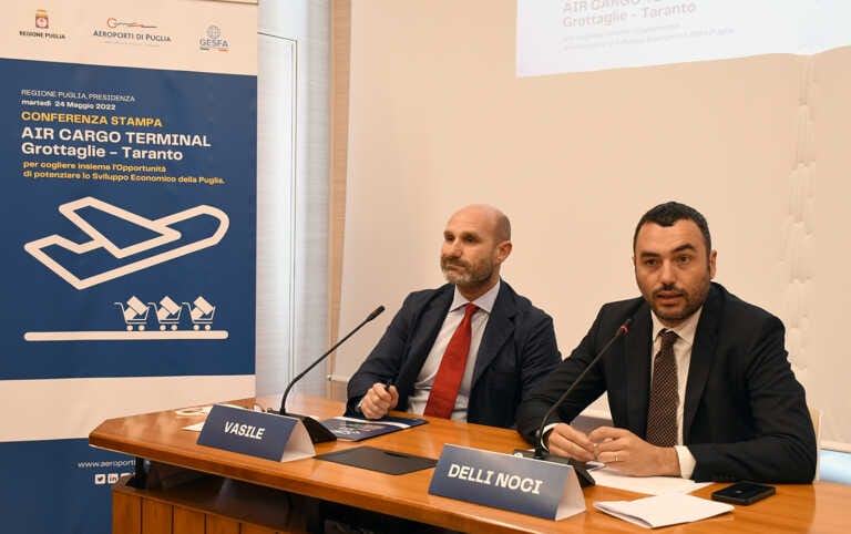 Un nuovo polo logistico all’aeroporto di Grottaglie: «Strategico per internazionalizzazione imprese pugliesi» – VIDEO