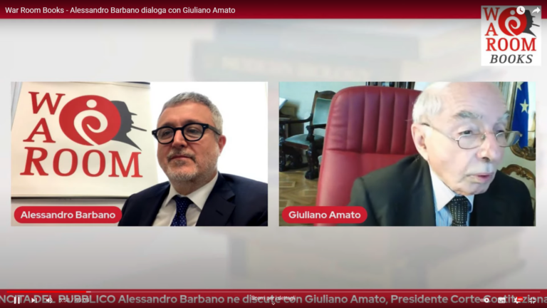Alessandro Barbano dialoga con Giuliano Amato