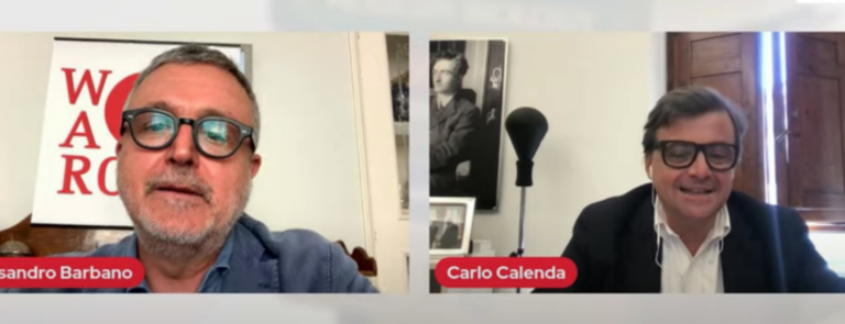 Alessandro Barbano dialoga con Carlo Calenda