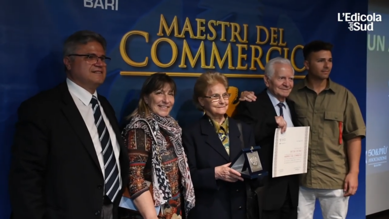 “Maestri del commercio” di terra di Bari e provincia. Il video dell’onorificenza