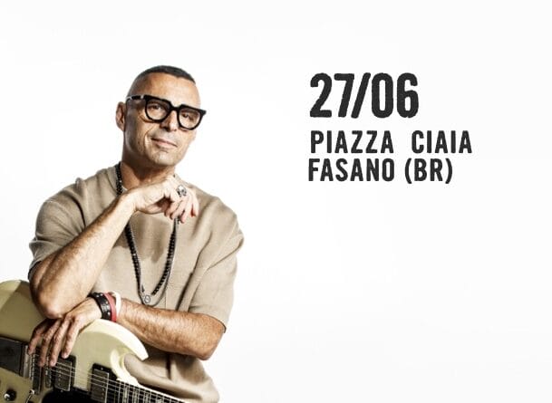 Alex Britti a Fasano per la festa ritrovata: dal 22 al 27 giugno convegni, concerti e due milioni di luminarie