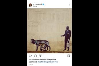 Galleria foto 'Draghi a guinzaglio Biden infiamma M5S, ira governisti' - foto 1