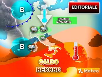 Galleria foto 'Pioggia al Nord, caldo record al Sud: il meteo divide l’Italia' - foto 1