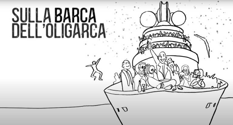 “Sulla barca dell’oligarca”: il nuovo brano di Checco Zalone – VIDEO
