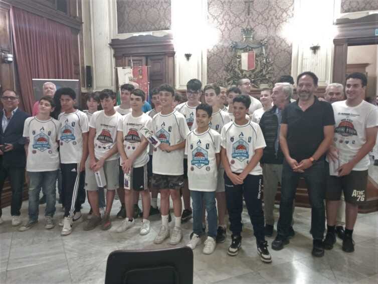 Il Comune di Bari premia i giovani atleti dell’Angiulli Basket vincitori dei titoli regionali “élite” under 13 e 14