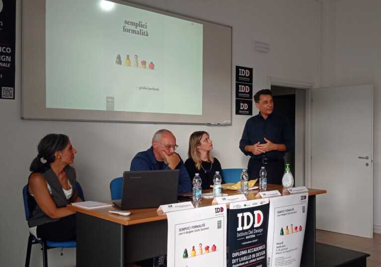 IDD Matera, grande successo per l’evento con Giulio Iacchetti