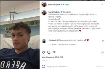 Galleria foto 'Blanco in ospedale: “Ho avuto un incidente, devo stare a riposo”' - foto 1