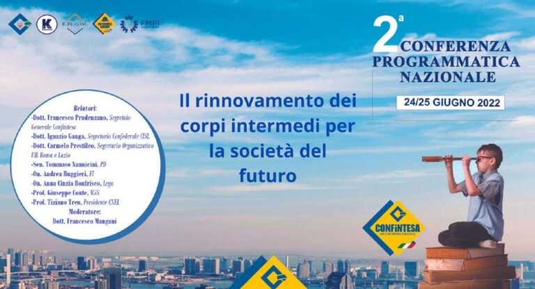 Galleria foto 'Confintesa, a Roma dibattito sul rinnovamento dei corpi intermedi' - foto 1