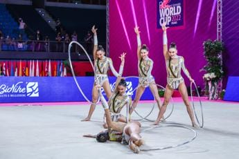 Galleria foto 'Europei Ginnastica ritmica, per le Farfalle doppietta d’oro' - foto 1
