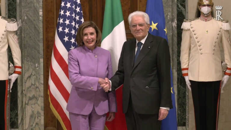 Galleria foto 'Mattarella incontra Speaker Camera Usa Nancy Pelosi' - foto 1
