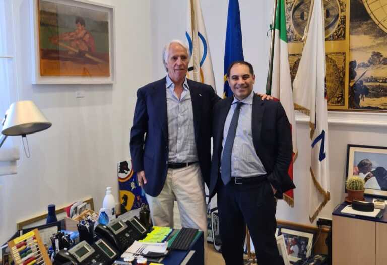 Giochi del Mediterraneo 2026, Melucci incontra Malagò: «Taranto si presenterà al meglio»