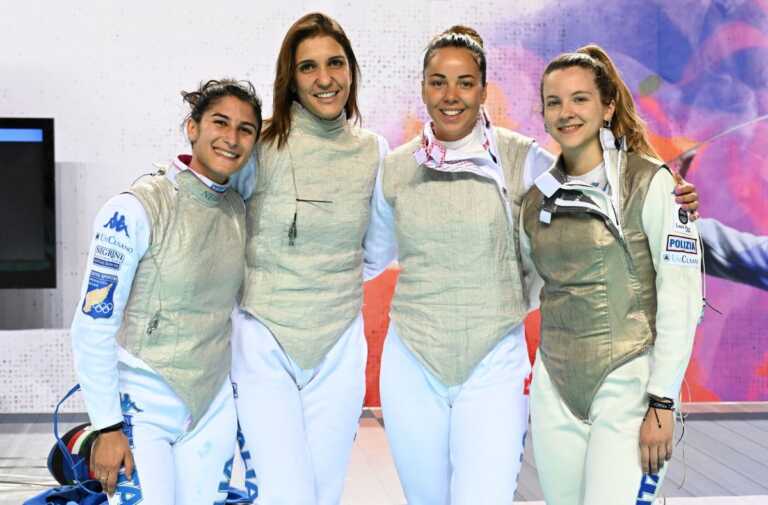 Galleria foto 'Oro per le azzurre del fioretto a squadre agli Europei' - foto 1