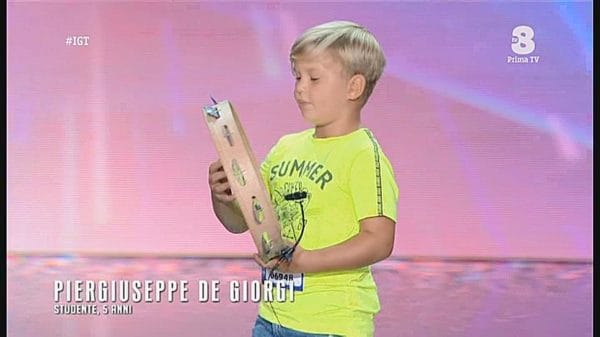 Galatina porta sul palco il bambino prodigio della musica