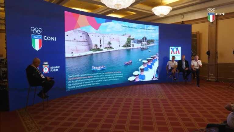 Giochi del Mediterraneo 2026: «Grande chance per Taranto»