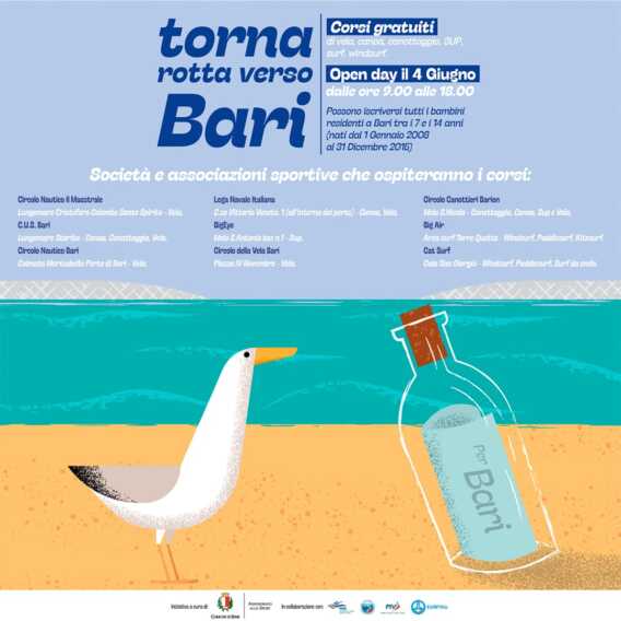 Galleria foto 'Torna Rotta verso Bari: corsi gratuiti di sport del mare per bambine e bambini' - foto 1