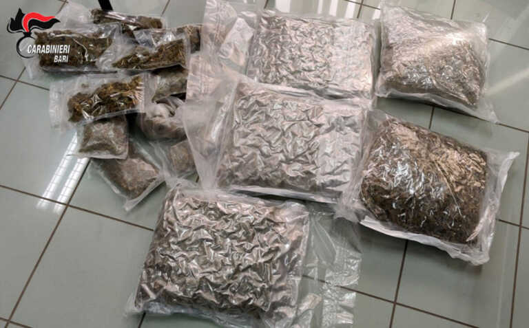 Altamura, due grossi sequestri di droga nelle ultime settimane: arrestati un 47enne e un 35enne
