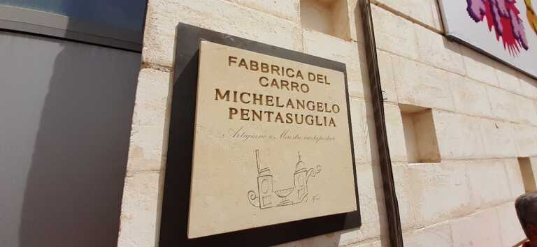 Matera, la Fabbrica del Carro intitolata al Maestro Pentasuglia
